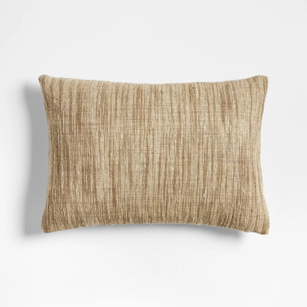 Riviera 22x15 Arcadia Tan Brown Throw Pillow Cover