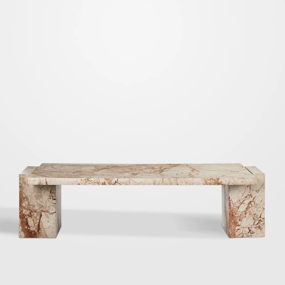 Romano Marble 61" Rectangular Coffee Table