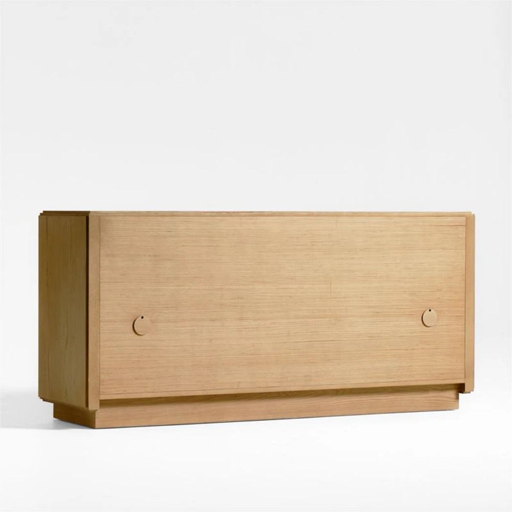 Roseau 69" Natural Wood Credenza