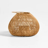 Rota Natural Woven Lantern 9"