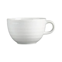 Roulette 8-oz. White Porcelain Cup