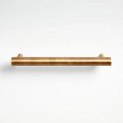 Round 6" Antique Brass Bar Pull