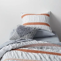 Supersoft Mist Blue Organic Cotton Gauze Kids Twin Sheet Set