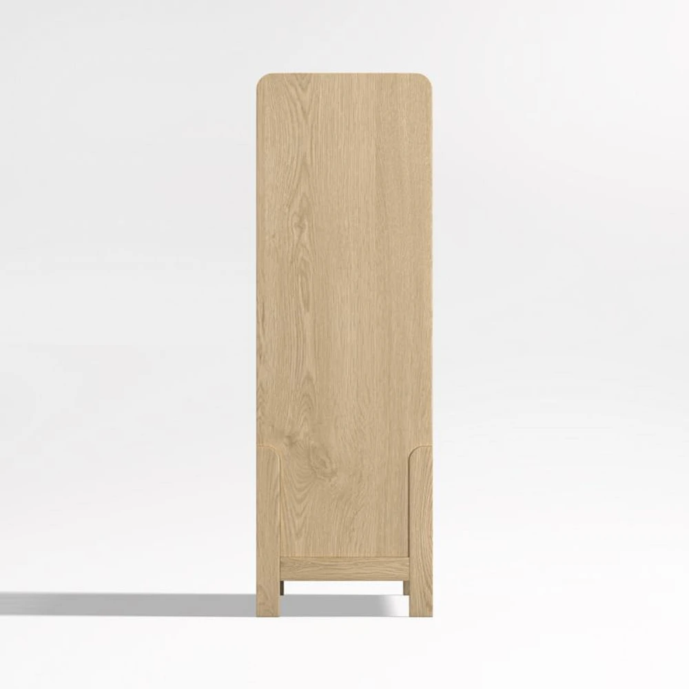 Rue Natural Wood 12-Cube Bookcase