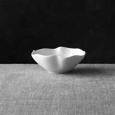 White Ruffle 5.5" Dip Bowl