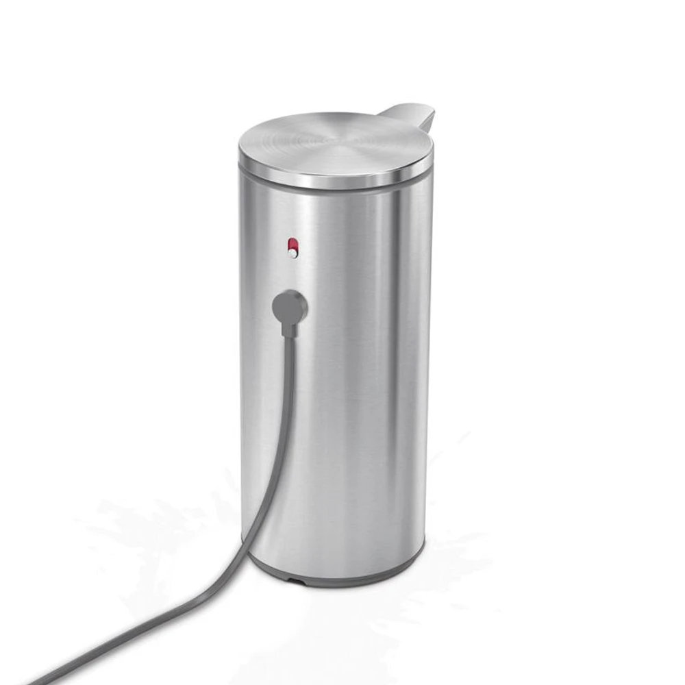 Simplehuman 9oz Sensor Pump, Touch-Free Hand Soap Dispenser, Brushed Stainless Steel
