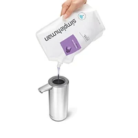 Simplehuman 9oz Sensor Pump, Touch-Free Hand Soap Dispenser, Brushed Stainless Steel
