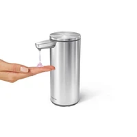 Simplehuman 9oz Sensor Pump, Touch-Free Hand Soap Dispenser, Brushed Stainless Steel