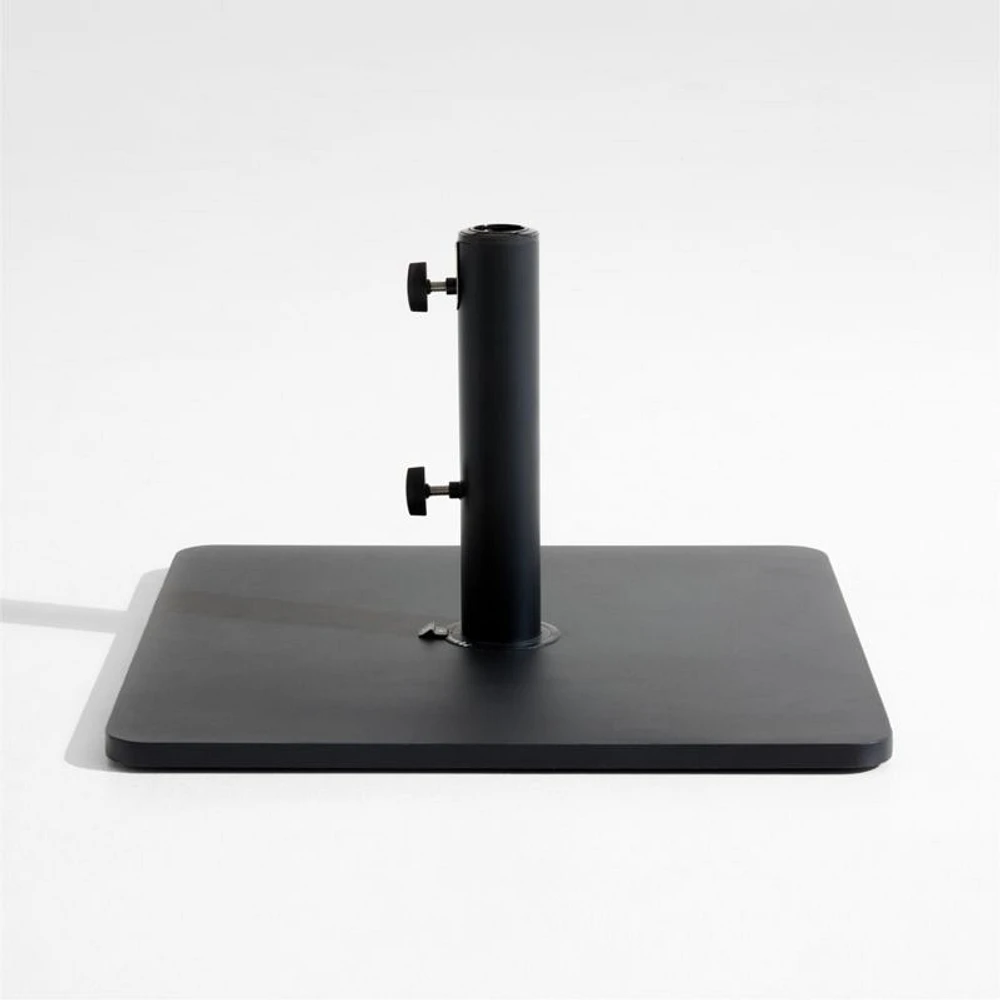 Square Black Metal Outdoor Patio Umbrella Base