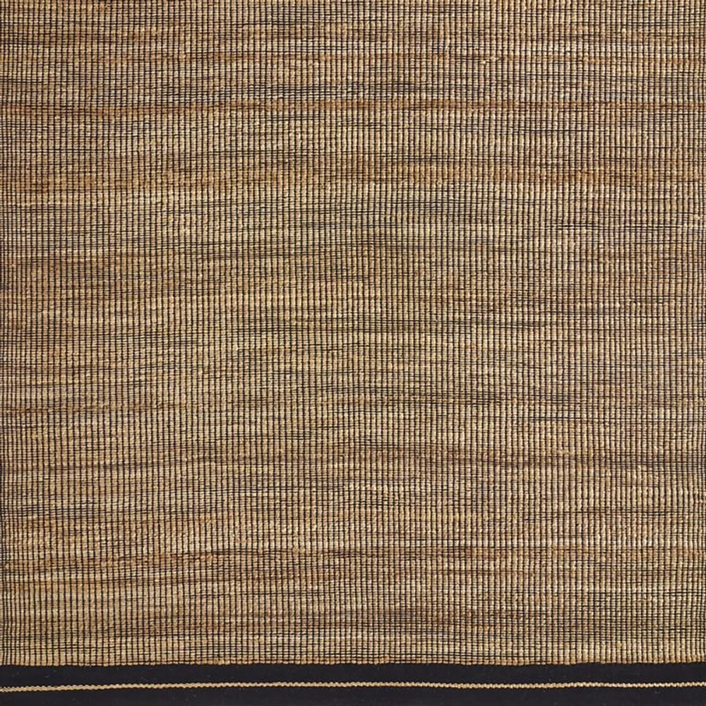 Santa Cruz Jute/Wool Blend Handwoven Border Rug Swatch 12"x18