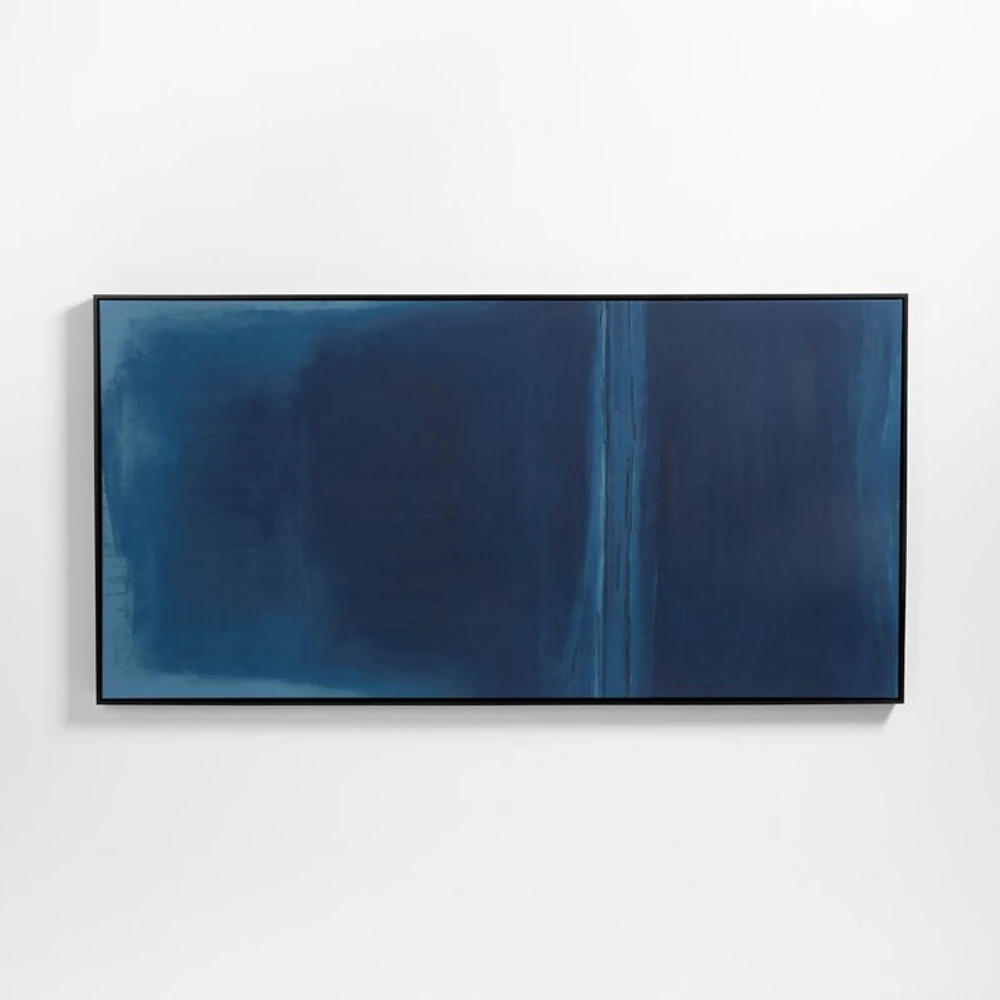 "Sapphire" Canvas Wall Art Print 38"x74" by Susan Stone