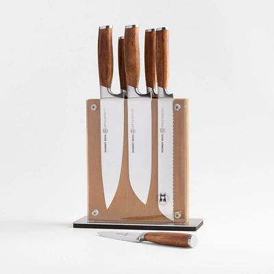 Schmidt Brothers ® Zebra Wood -Piece Knife Block Set