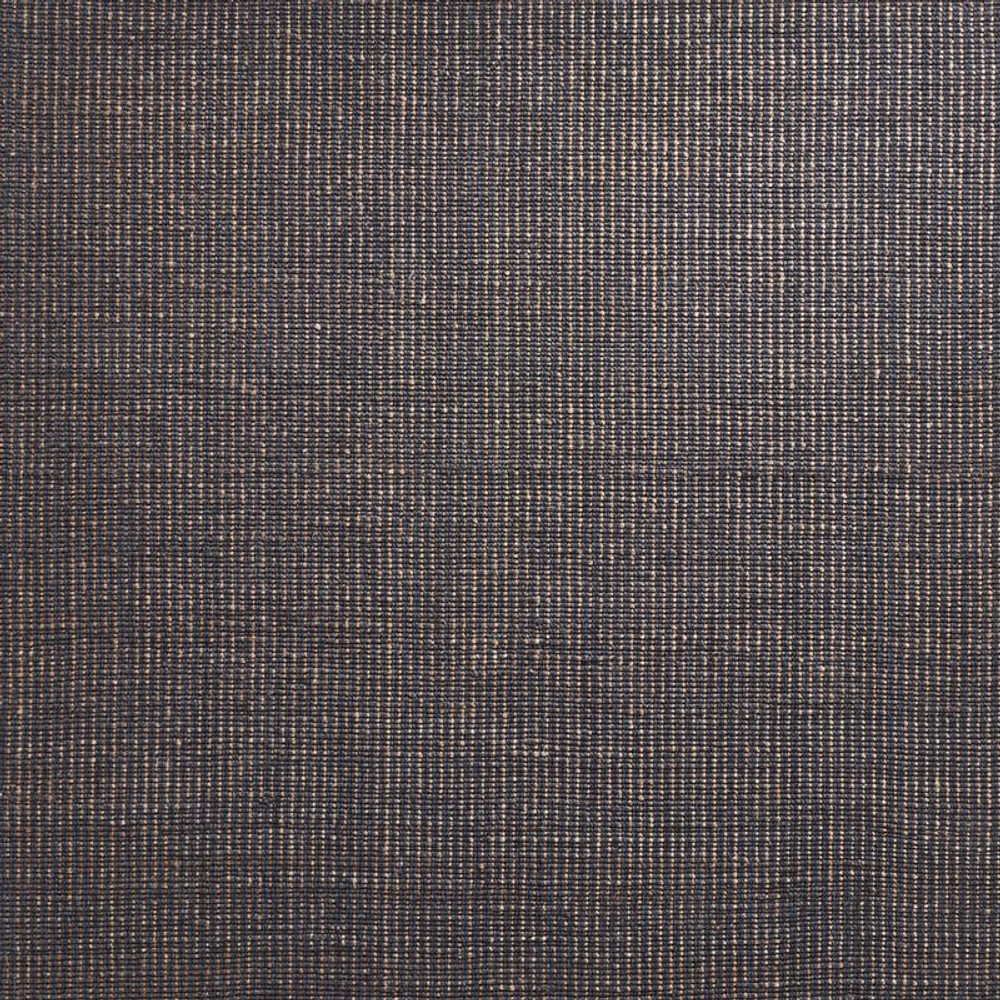Seville Jute/Wool Blend Striped Black Area Rug 9'x12'