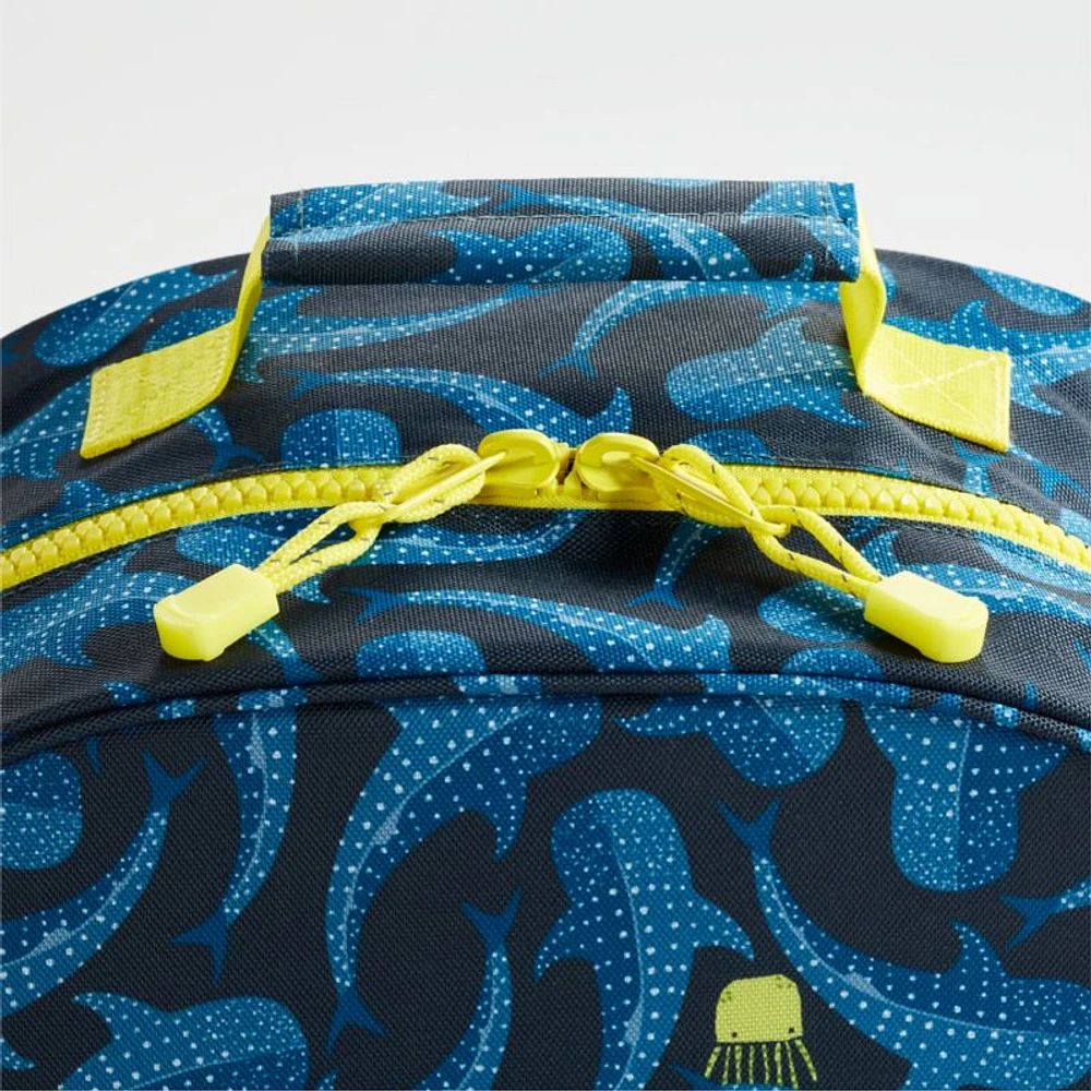 Shark Attack Small Kids Backpack with Side Pockets