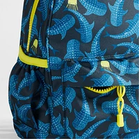 Shark Attack Small Kids Backpack with Side Pockets