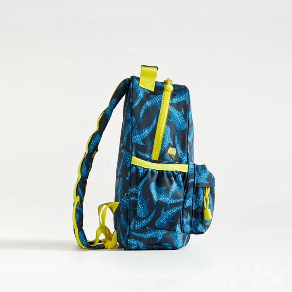Shark Attack Small Kids Backpack with Side Pockets