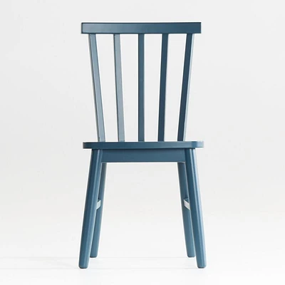 Shore Midnight Blue Wood Kids Play Chair