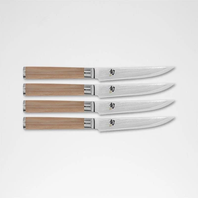 Shun ® Classic Blonde Steak Knives, Set of 4