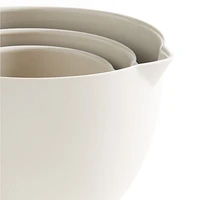 Silicone Mixing Bowls Taupe, Set of 3