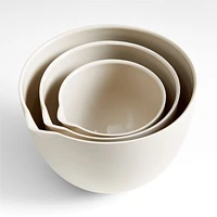 Silicone Mixing Bowls Taupe, Set of 3