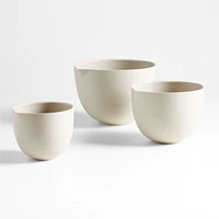 Silicone Mixing Bowls Taupe, Set of 3