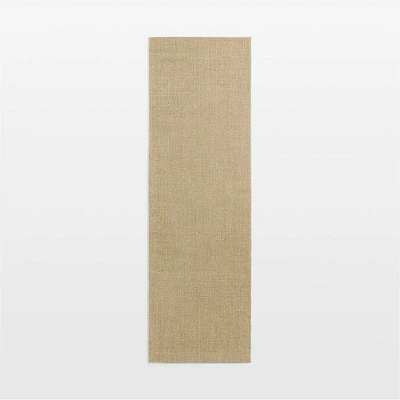 Sisal Almond Brown Runner Rug 2'10"x9'