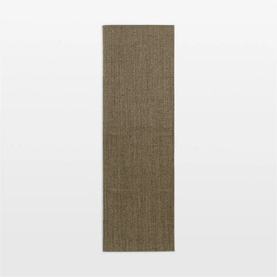 Sisal Heritage Taupe Runner Rug 2'10"x9'
