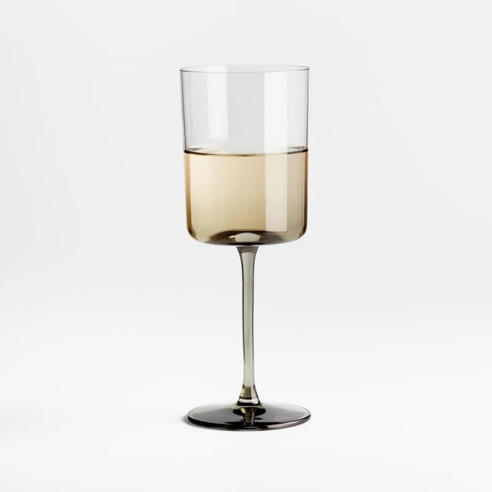 Edge Smoked White Wine Glass