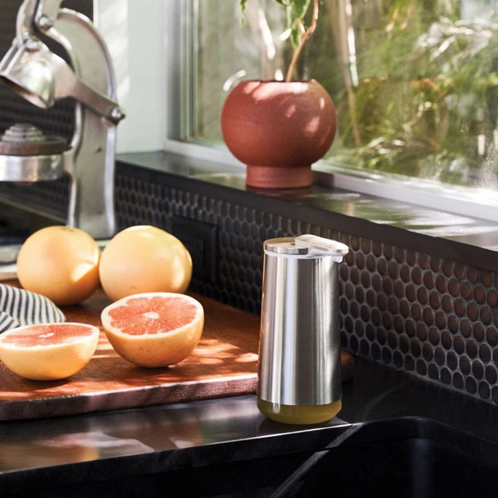 Simplehuman ® Brushed Stainless Steel Foam Sensor Soap Pump