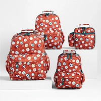 Soccer Print Medium Kids Backpack with Side Pockets