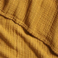 Solid Gauze 70"x55" Marseilles Brown Throw Blanket