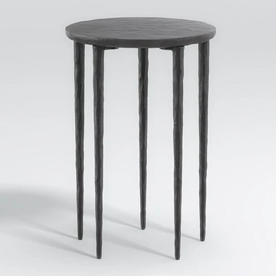 Staal Cast Aluminum Round End Table