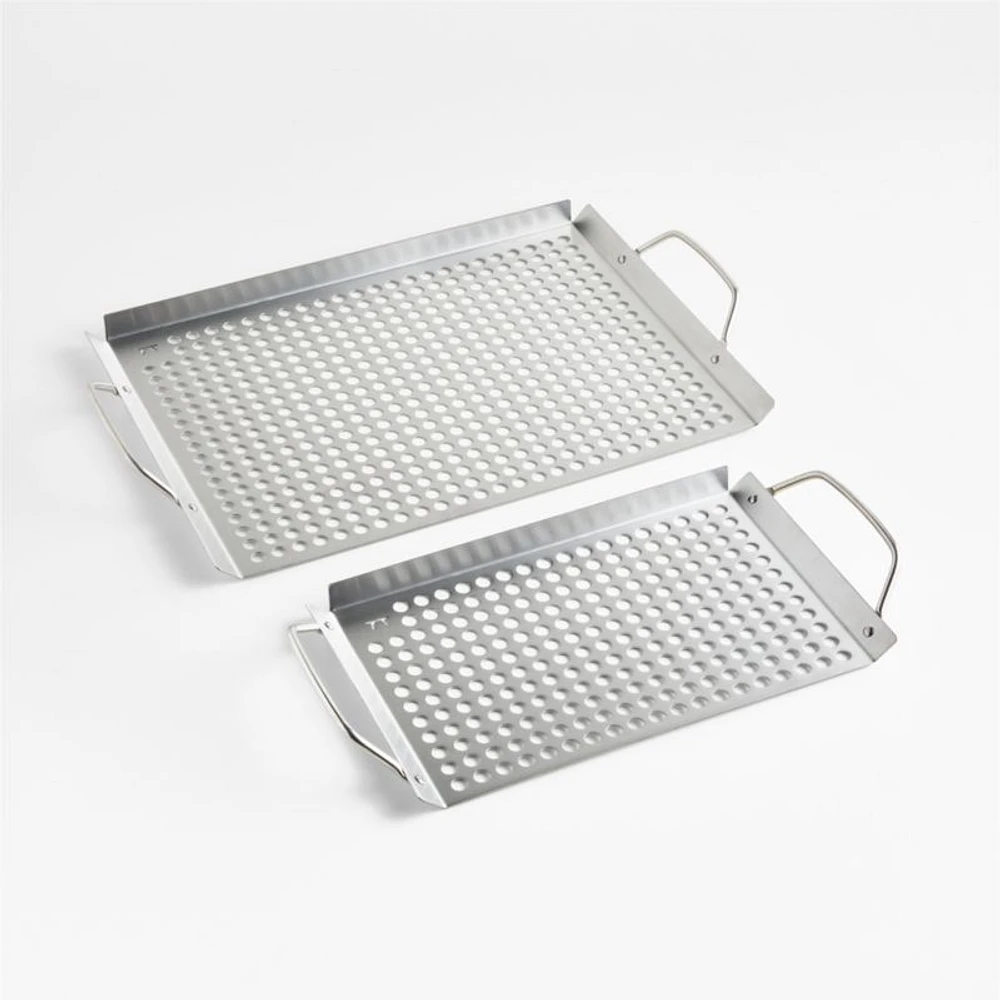 Fox Run Stainless Steel Grill Grids, Set of 2