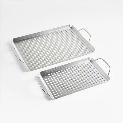 Fox Run Stainless Steel Grill Grids, Set of 2