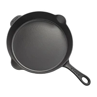 Staub ® 11" Matte Black Enameled Cast Iron Traditional Deep Skillet
