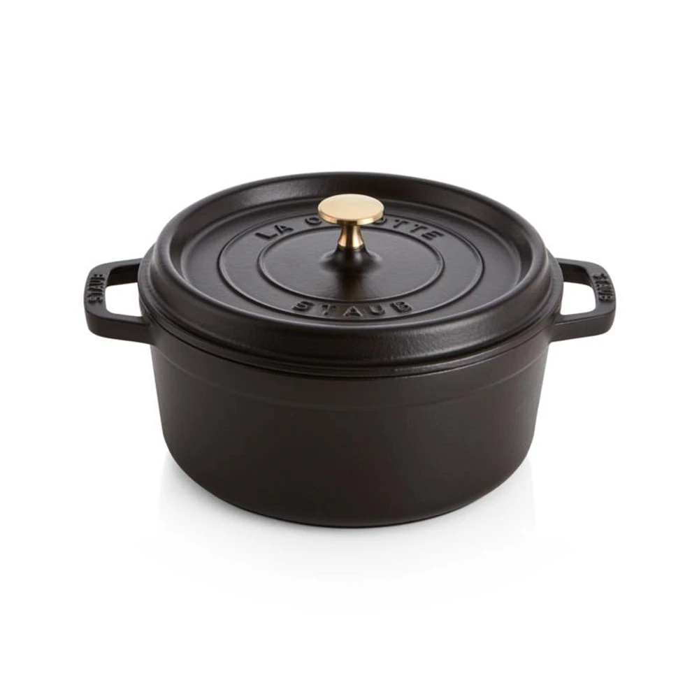 Staub ® 4-Qt Matte Black Cocotte