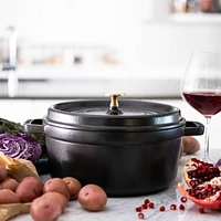 Staub ® 4-Qt Matte Black Cocotte
