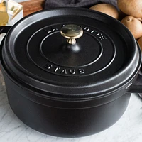 Staub ® 4-Qt Matte Black Cocotte