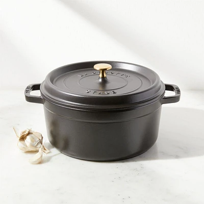 Staub ® 5.5-Qt Matte Black Cocotte