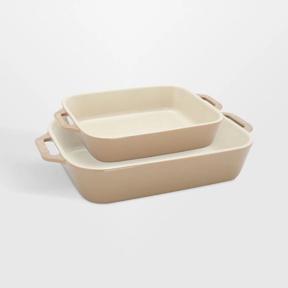 Staub ® Sesame 2-Piece Rectangular Baking Dish Set