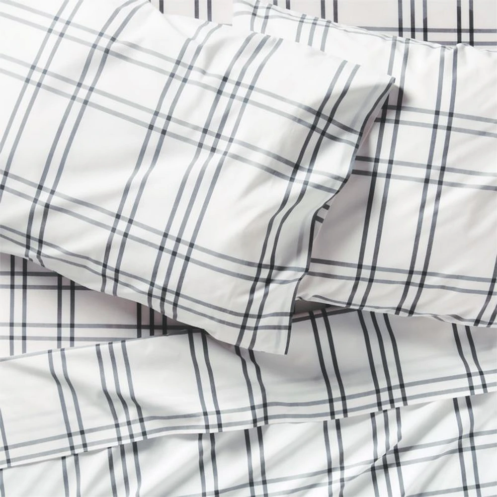 Stax Kids Organic Cotton Twin Grey Sheet Set