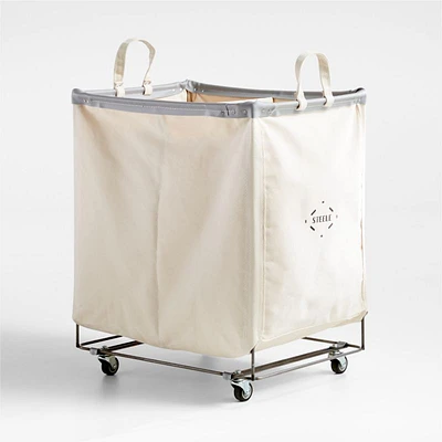 Steele ® Canvas 5-Bushel Double Vertical Rolling Laundry Hamper
