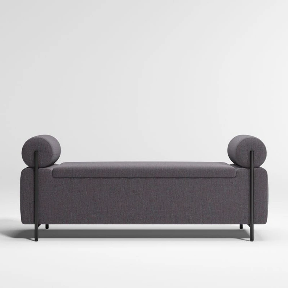 Steen Blue Storage Bench