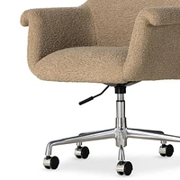 Suerte Faux Shearling Office Chair