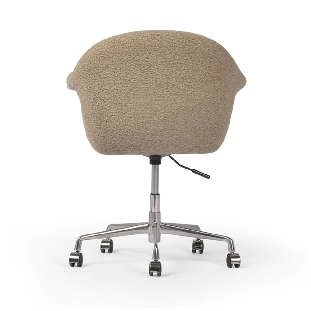 Suerte Faux Shearling Office Chair