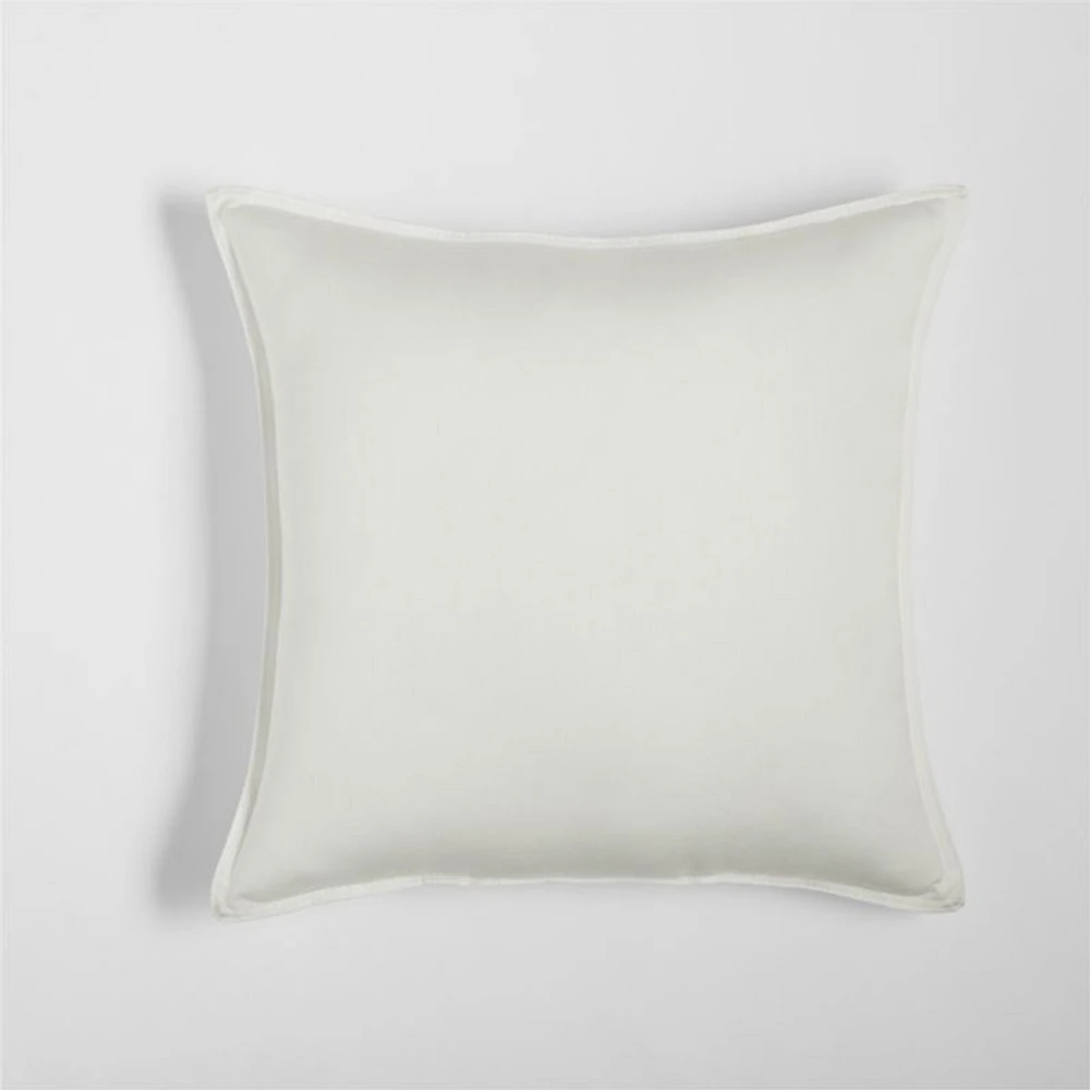 Sunbrella ® White Sand 20"x20" Outdoor Pillow