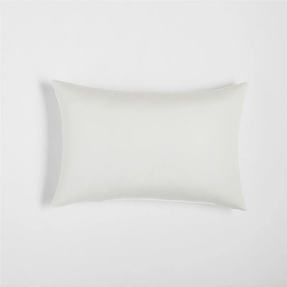 Sunbrella ® 20"x13" White Sand Outdoor Lumbar Pillow