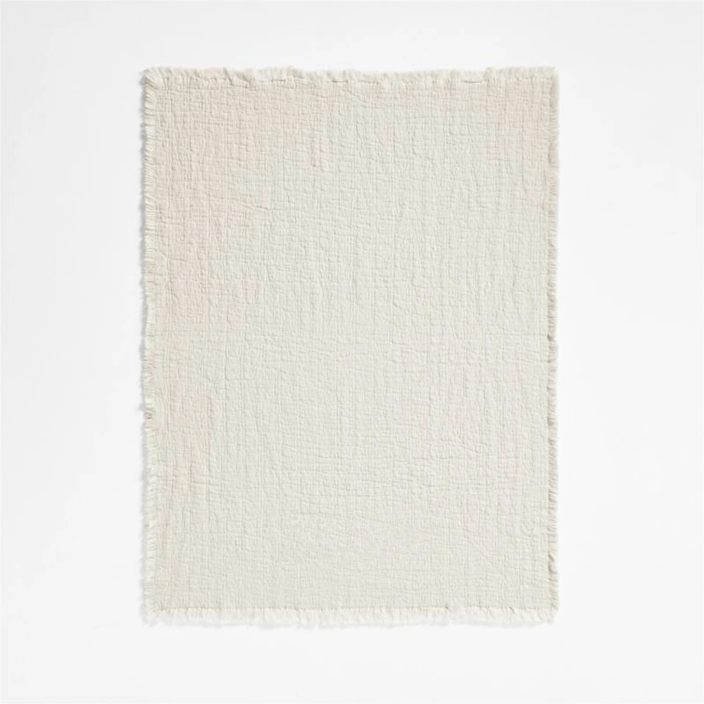 Supersoft Organic Cotton Gauze Stone Tan Baby Stroller Blanket