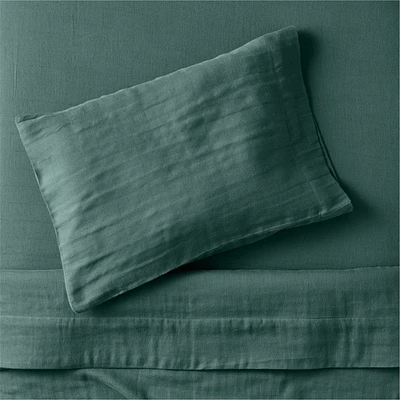 Supersoft Cool Pine Organic Cotton Gauze Toddler Sheet Set