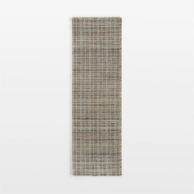 Talence Performance Handwoven Sand Beige Runner Rug 2'10"x9'